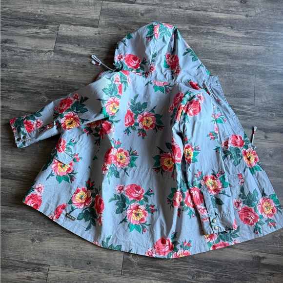 Matilda Jane Gray and Pink Floral Raincoat - Picture 6 of 7